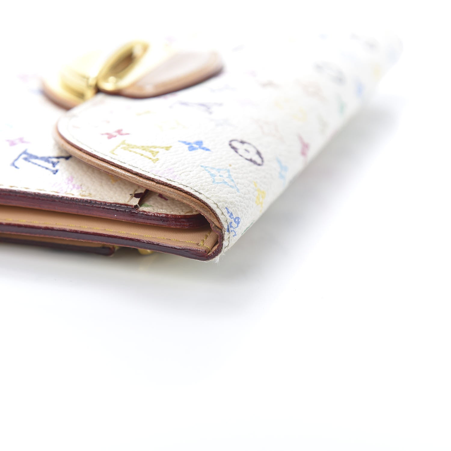Louis Vuitton Monogram Multicolor Eugenie Wallet White 13 of 16