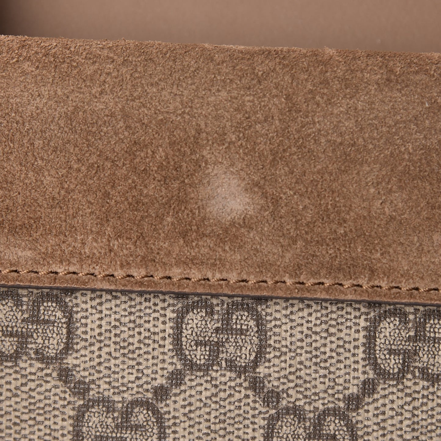 GG Supreme Monogram Super Mini Dionysus Shoulder Bag Taupe