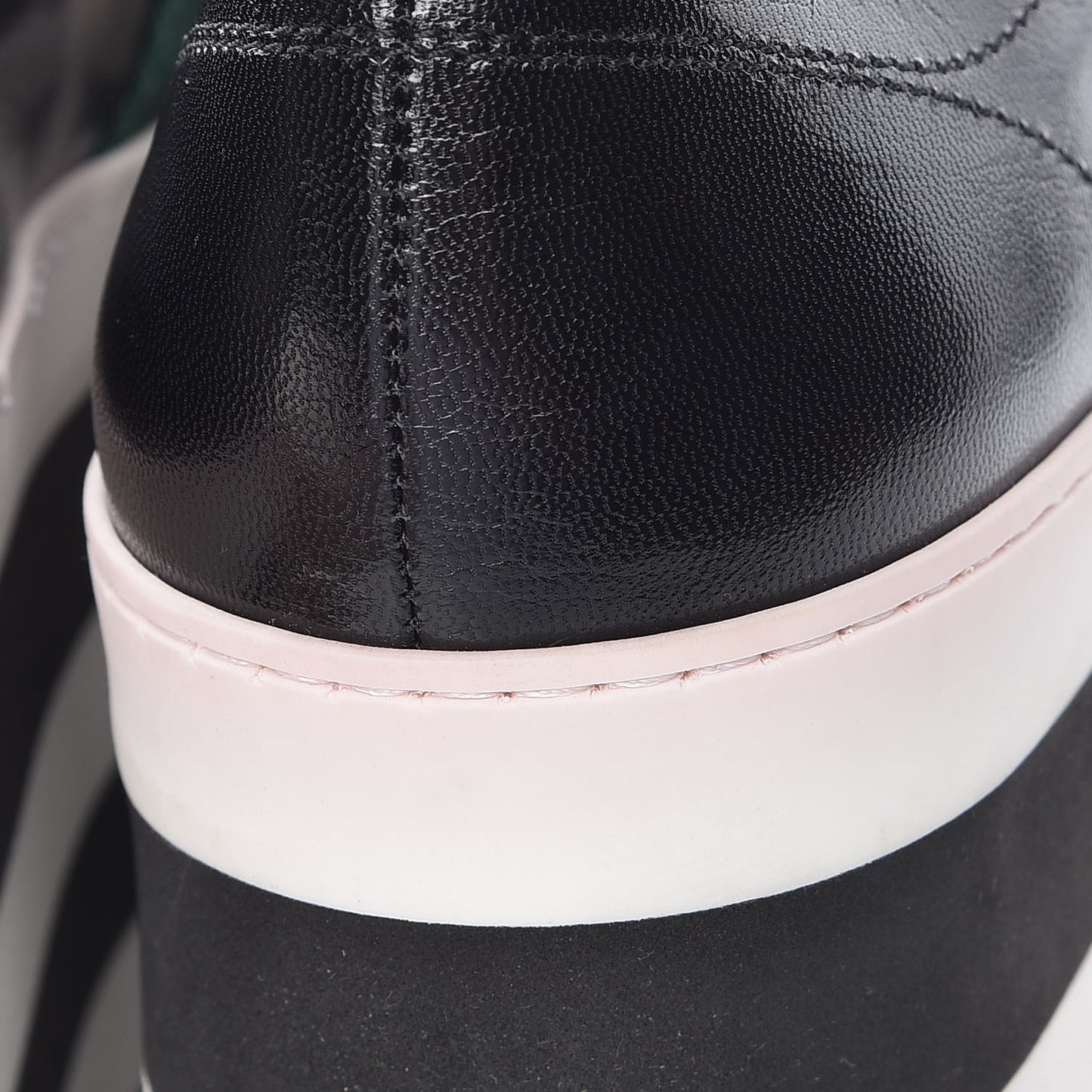 Malaga Kid Peggy Platform Sneakers 37 Black White