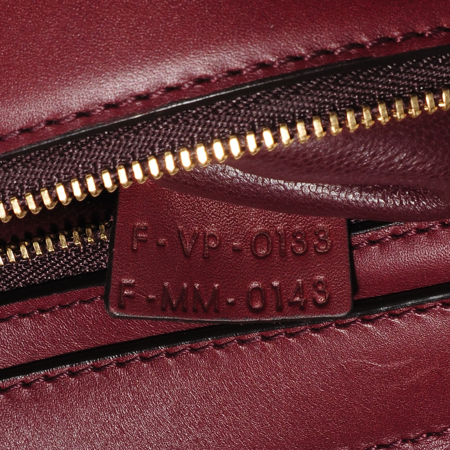 Celine Smooth Calfskin Suede Medium Trapeze Burgundy 8 of 8