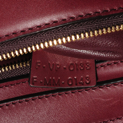 Celine Smooth Calfskin Suede Medium Trapeze Burgundy 8 of 8