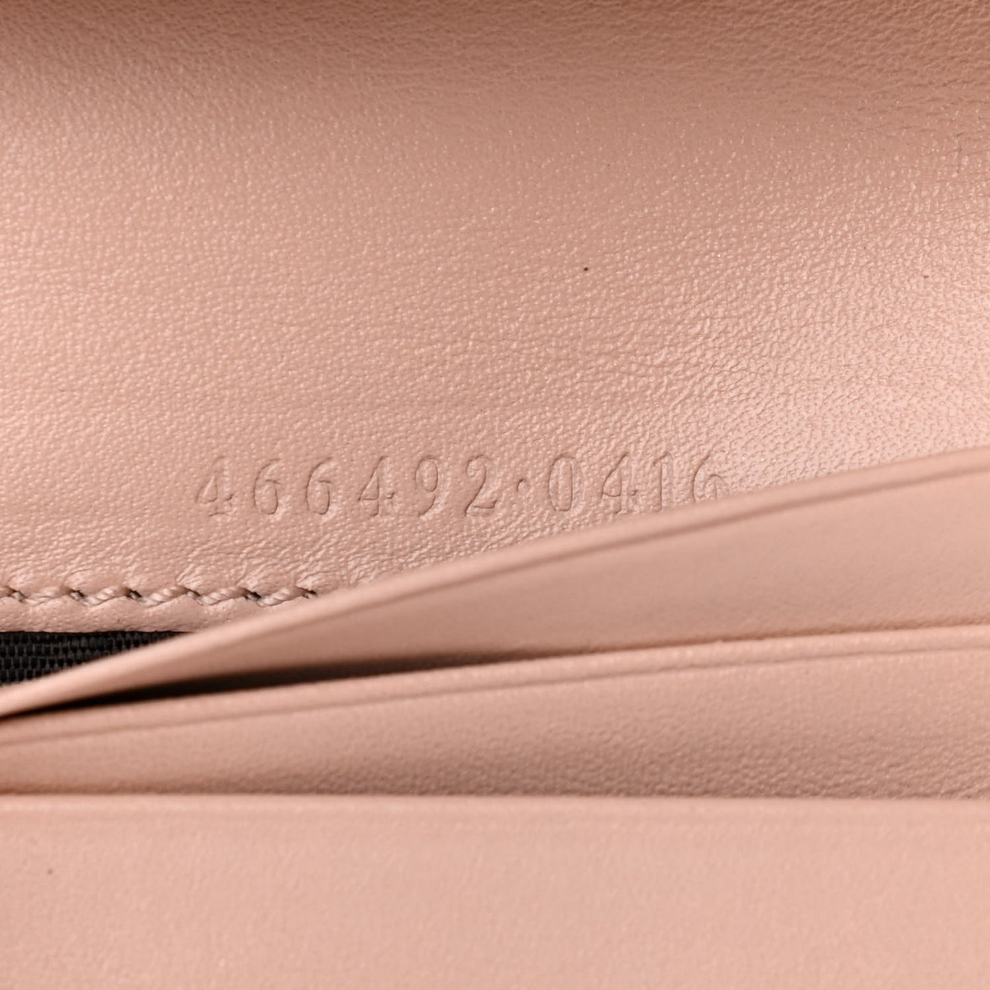 Calfskin Matelasse GG Marmont Card Case Wallet Perfect Pink