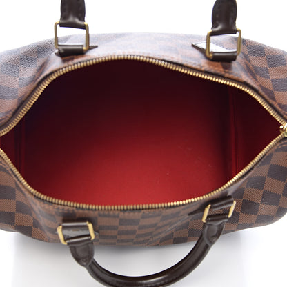 Louis Vuitton Damier Ebene Speedy 30 5 of 12