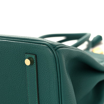Hermes Togo Birkin 35 Malachite 12 of 12