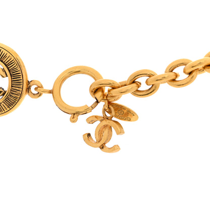 Chanel Metal CC Medallion Necklace Gold 3 of 3