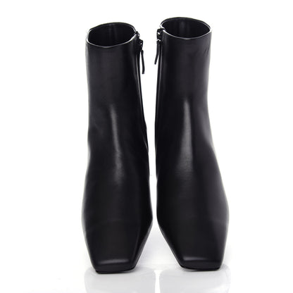 Balenciaga Sheepskin Typo Ankle Booties 40 Black 5 of 11