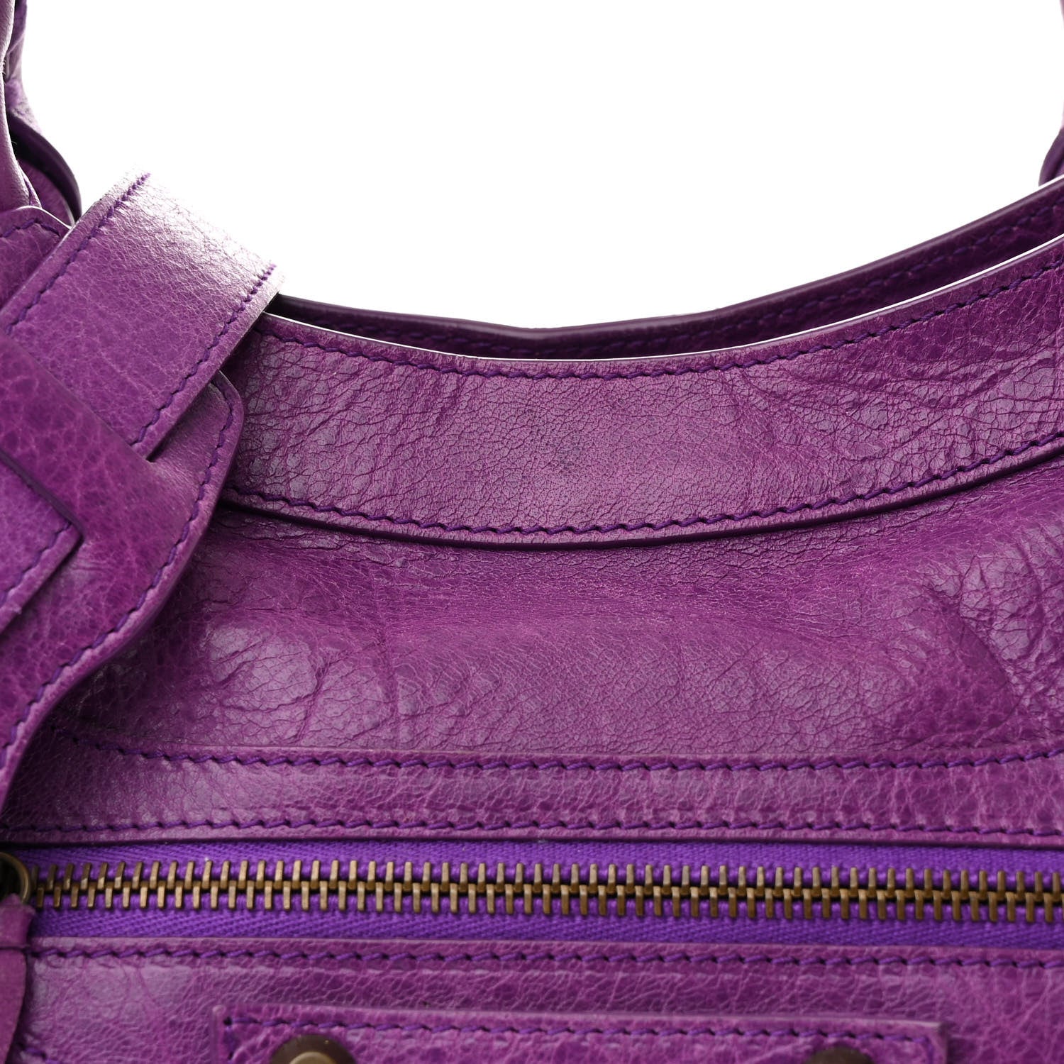 Balenciaga Agneau Classic Hardware City Ultraviolet 9 of 14