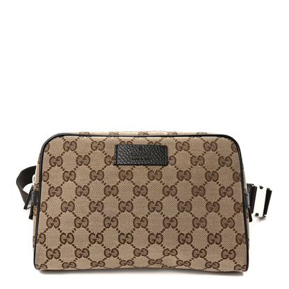 Gucci Monogram Belt Bag Dark Brown 1 of 10