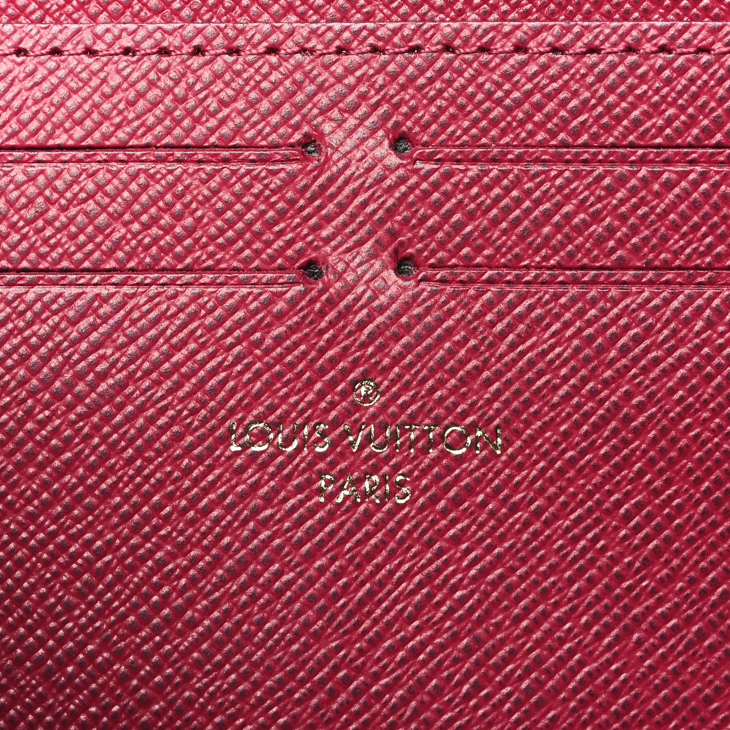 Monogram Clemence Wallet Fuchsia