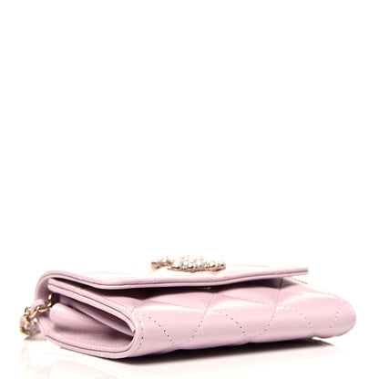 Chanel Caviar Quilted Coco Candy Card Holder On Chain Light Pink 4 of 12