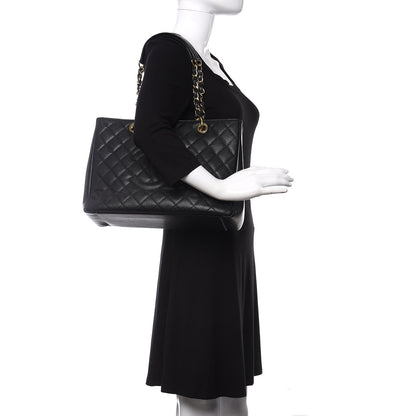 Chanel Caviar Quilted Grand Shopping Tote GST Black 2 of 10