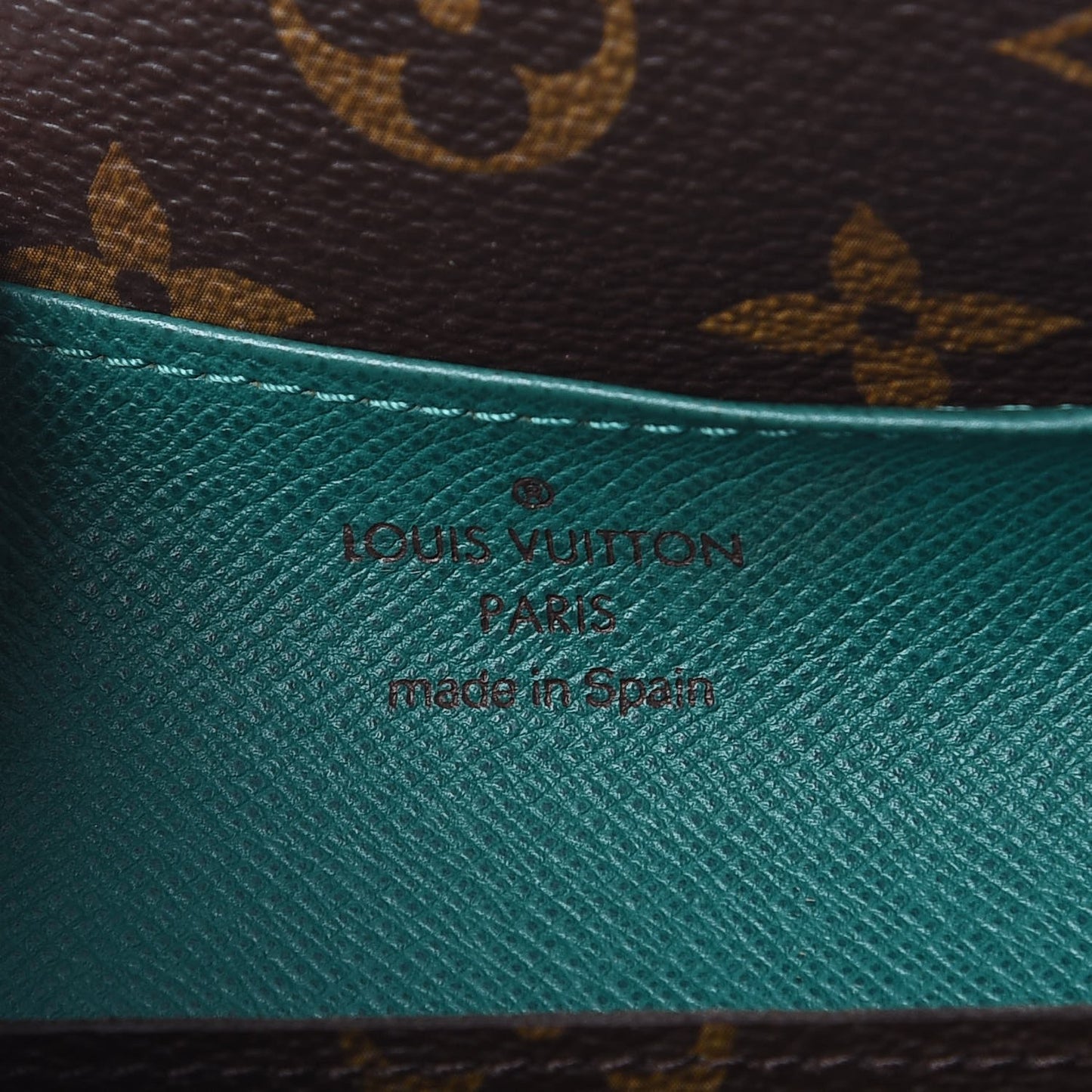 Monogram Emilie Wallet Vert