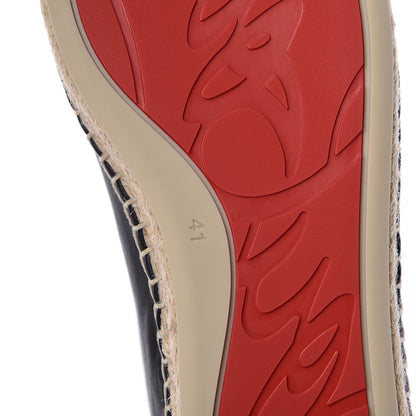 Christian Louboutin Nappa Aliochette Espadrilles 41 Black 8 of 10