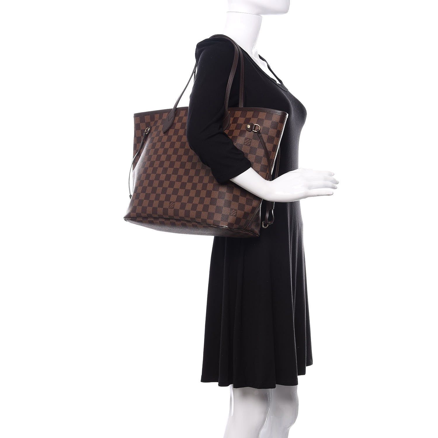 Louis Vuitton Damier Ebene Neo Neverfull MM 2 of 12