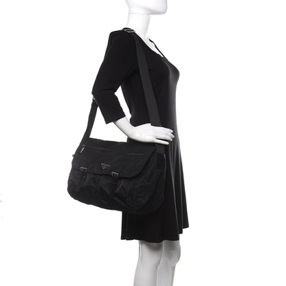Prada Nylon Vela Sport Messenger Bag Black 2 of 10