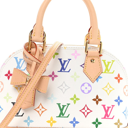 Louis Vuitton LV x TM Monogram Multicolor Alma BB White 6 of 9
