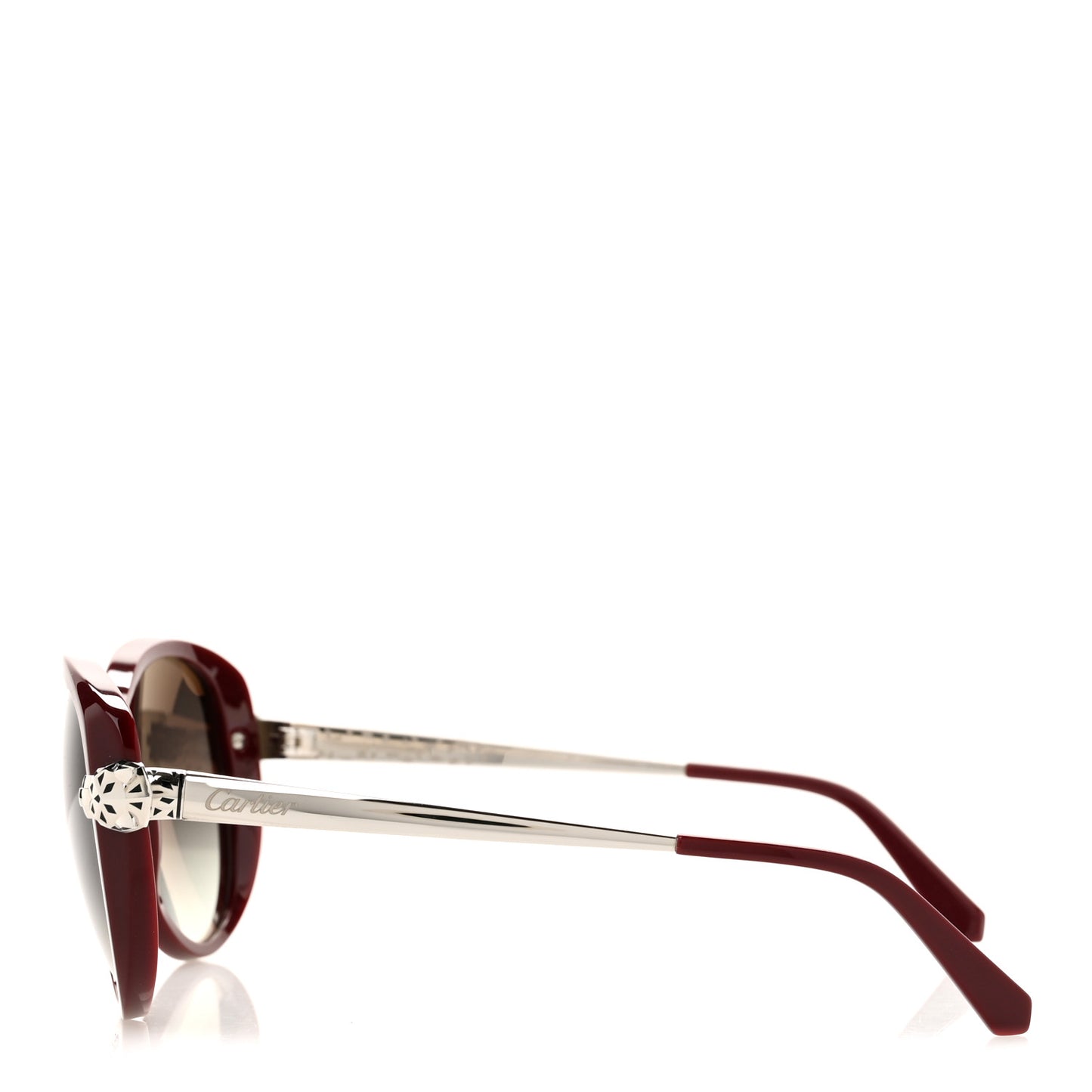 Panthere Wild De Cartier Sunglasses Burgundy