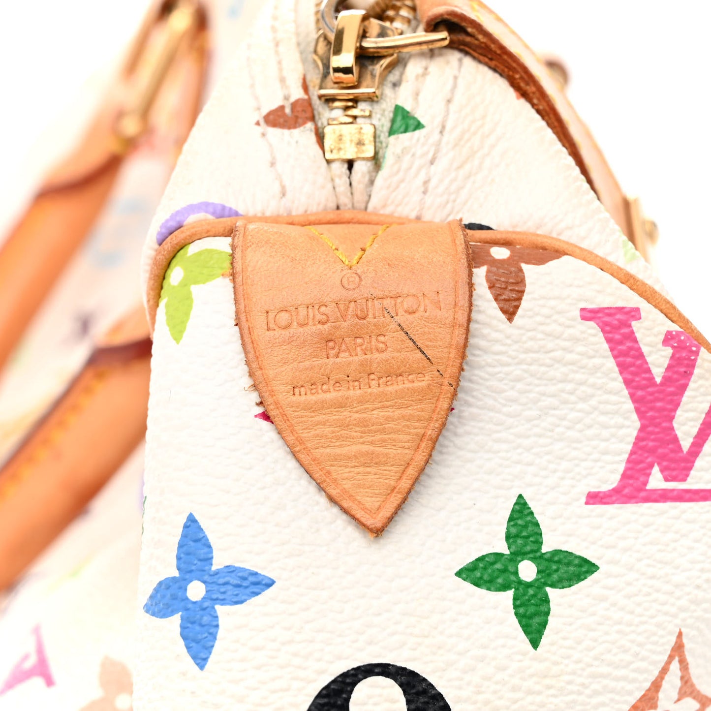 Monogram Multicolor Speedy 30 White