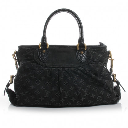 Louis Vuitton Denim Neo Cabby MM Black 1 of 7