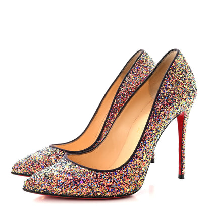 Christian Louboutin Glitter Milkyway Pigalle Follies 100 Pump 38.5 Multicolor 4 of 9