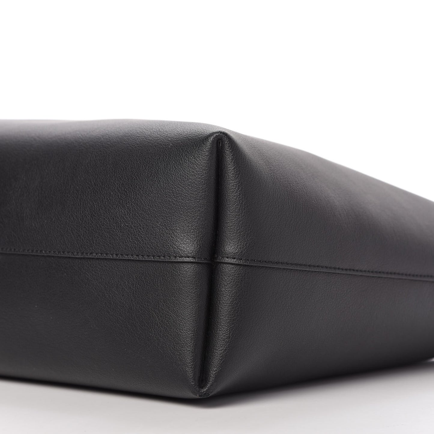 Calfskin Large Shopping Tote Black