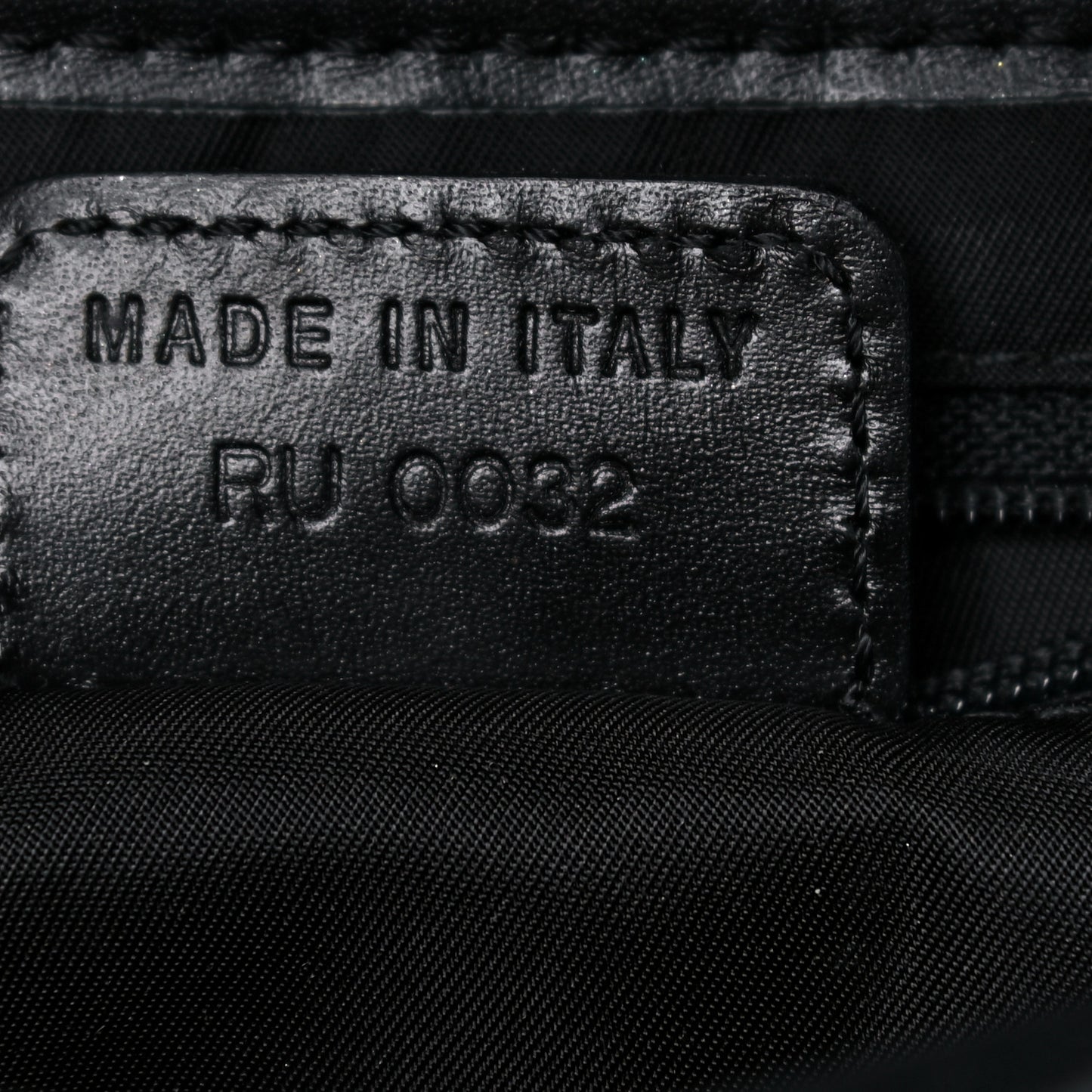 Monogram Saddle Bag Black