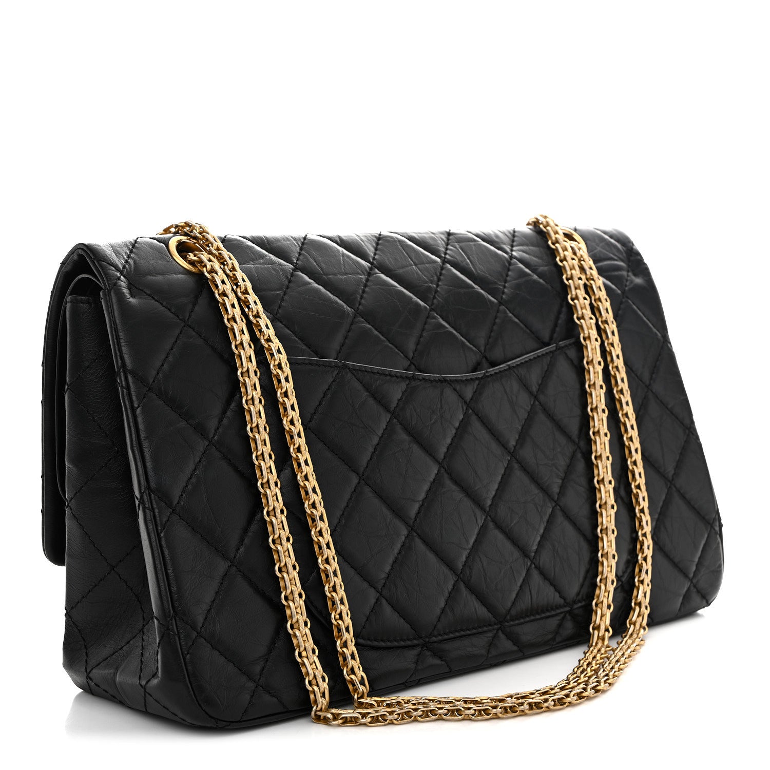 Chanel Aged Calfskin Quilted 2.55 Reissue 227 Flap Black 3 of 12
