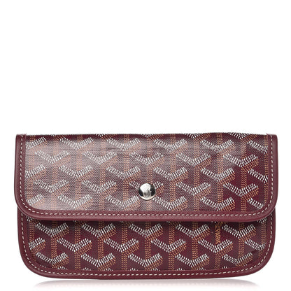 Goyard Goyardine Pouch Burgundy 1 of 6