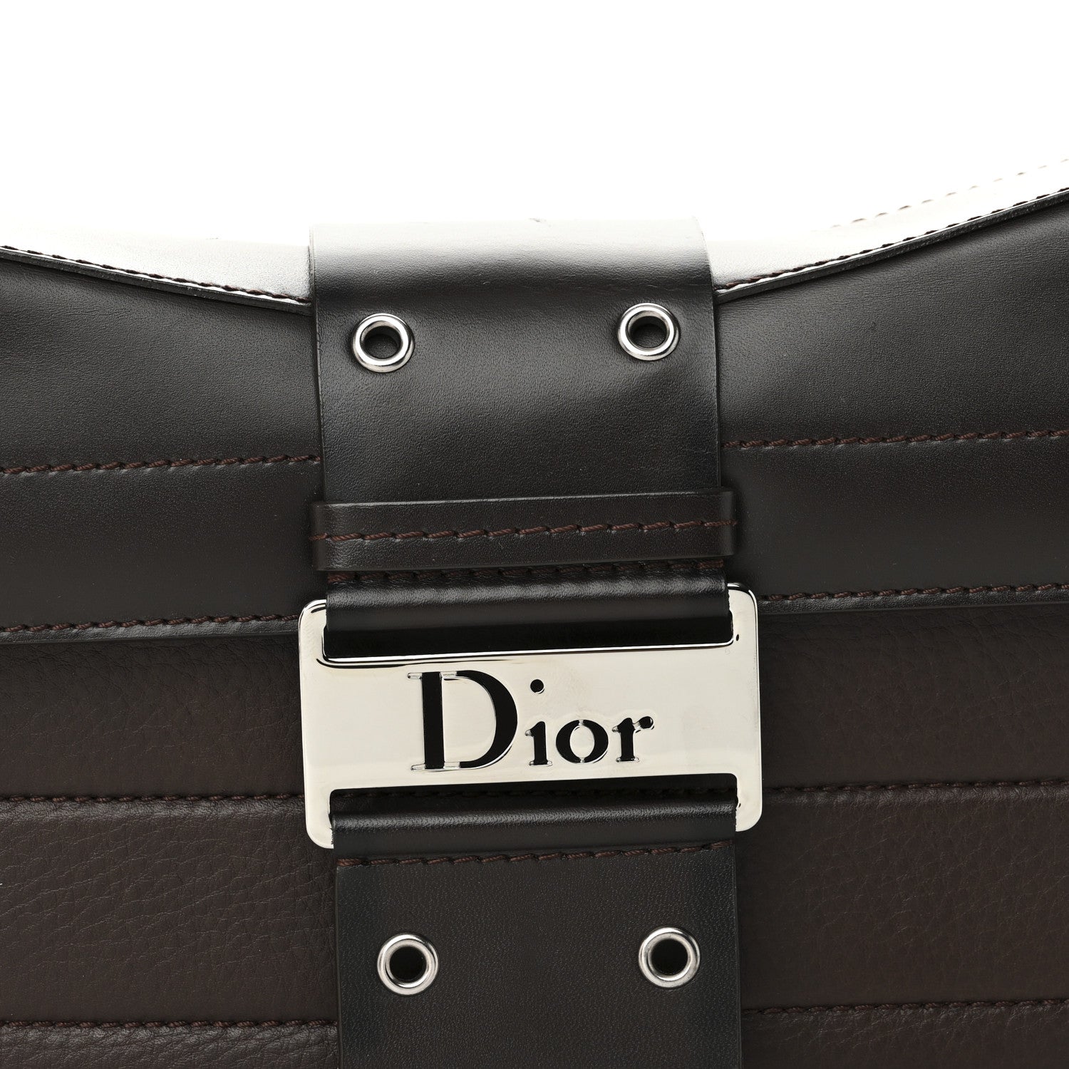 Christian Dior Calfskin Street Chic Bag Brown 8 of 10