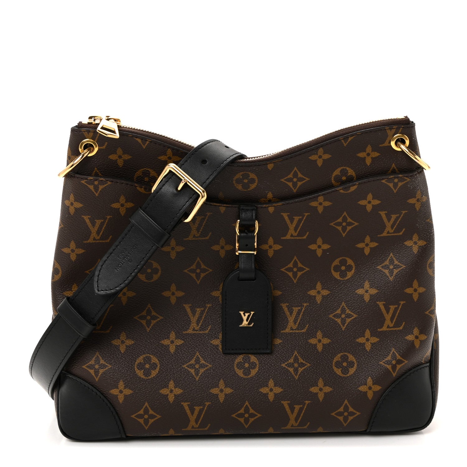 Louis Vuitton Monogram Odeon MM Black 1 of 9