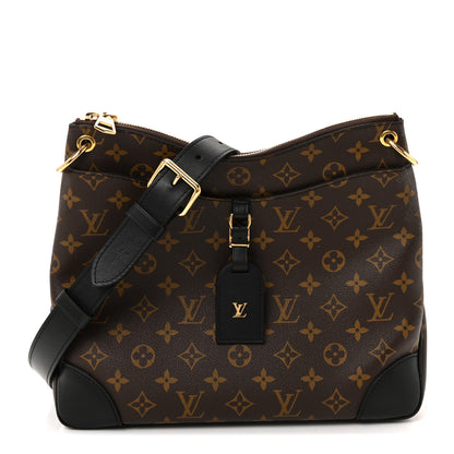 Louis Vuitton Monogram Odeon MM Black 1 of 9