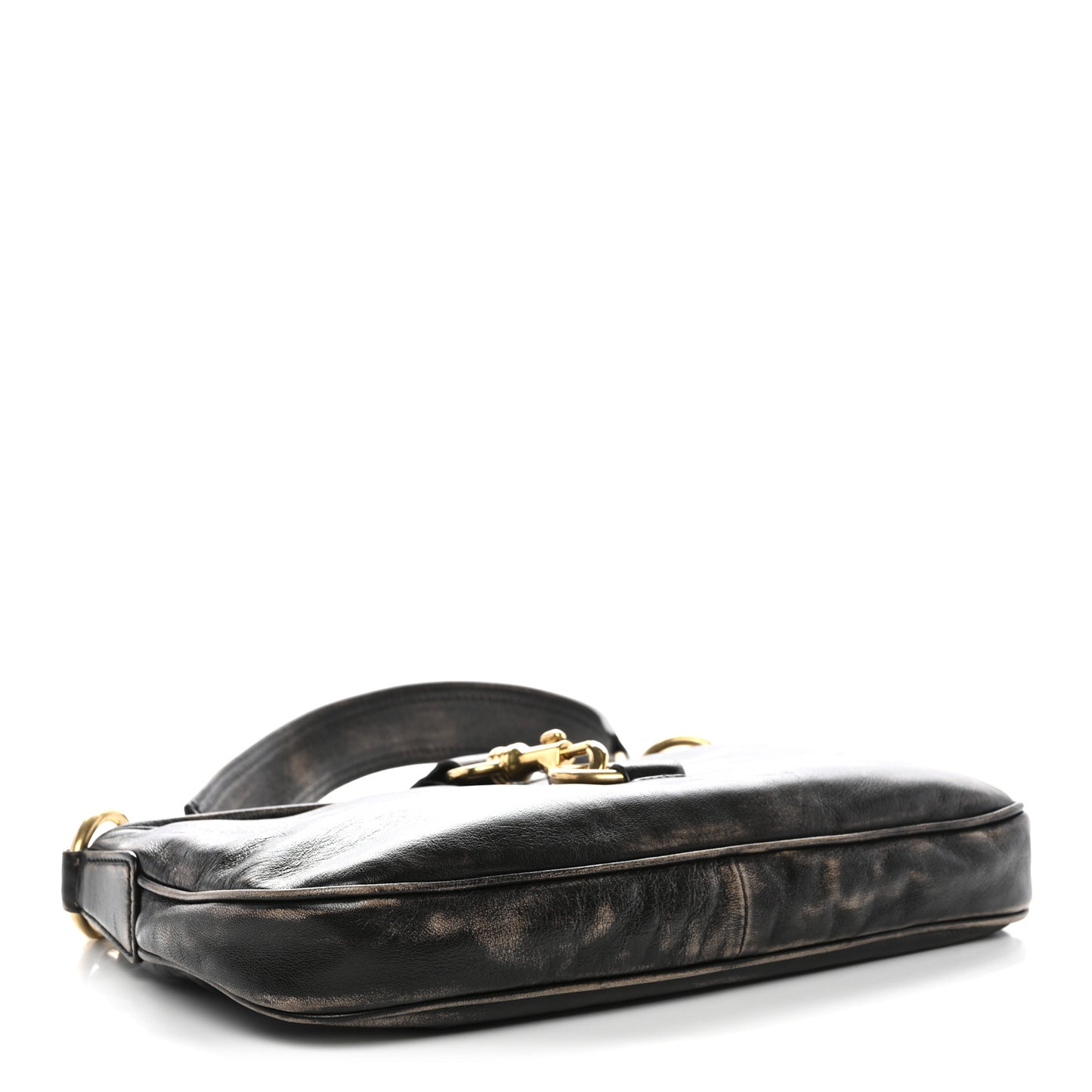 Nappa Old Hook Shoulder Bag Sabbia Caffe