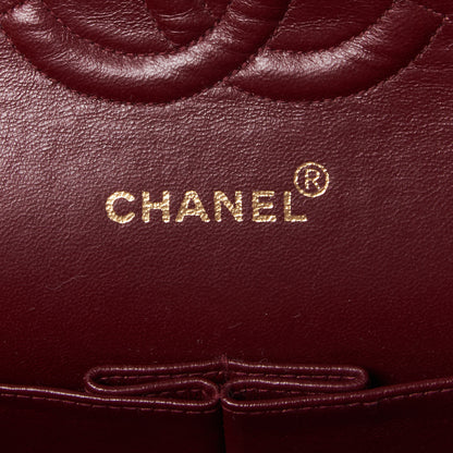 Chanel Lambskin Quilted Medium Double Flap Black 7 of 9