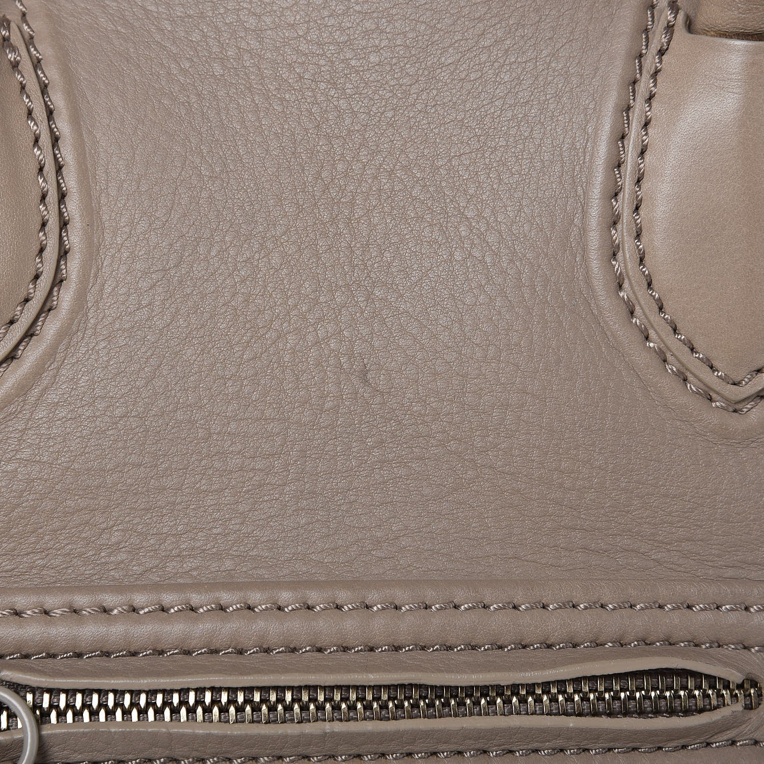Celine Supple Calfskin Medium Phantom Luggage Beige 9 of 17