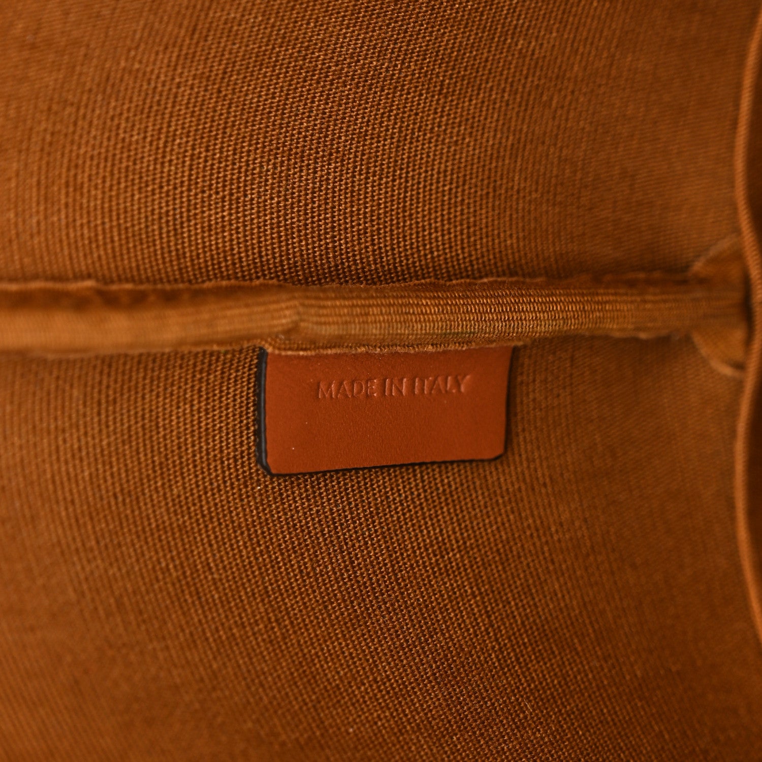 Celine Triomphe Canvas Calfskin Small Bucket Bag Tan 7 of 11