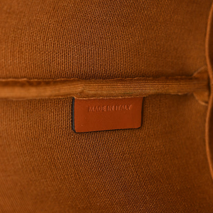 Celine Triomphe Canvas Calfskin Small Bucket Bag Tan 7 of 11