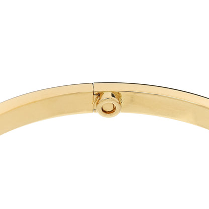 Cartier 18K Yellow Gold Small LOVE Bracelet 17 7 of 8