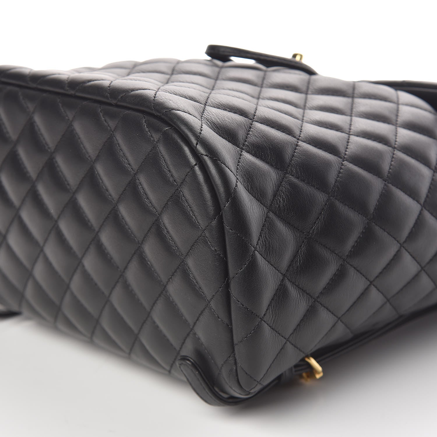 Chanel Calfskin Quilted Large Urban Spirit Backpack Black 10 of 12