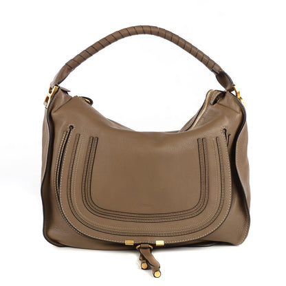 Chloe Calfskin Large Marcie Hobo Nut 1 of 16