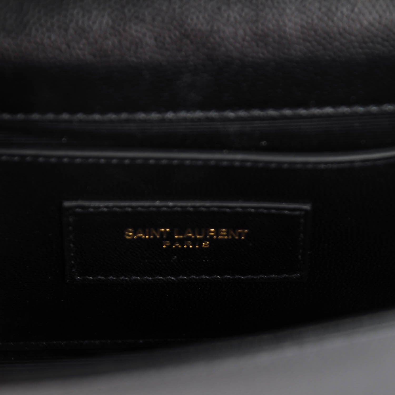 Saint Laurent Grain De Poudre Small Monogram Kate Satchel Black 7 of 8