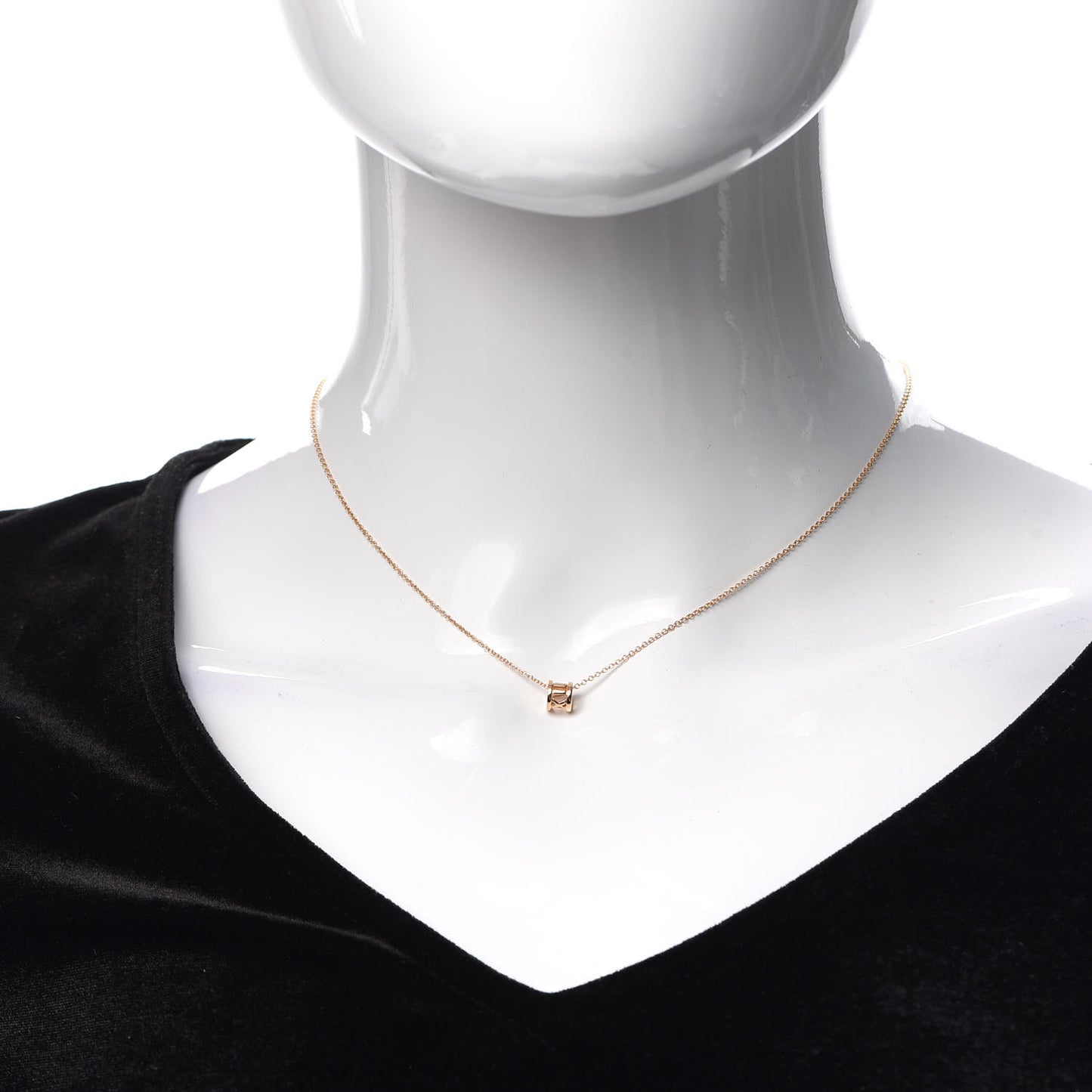 18K Rose Gold Atlas Open Pendant Necklace