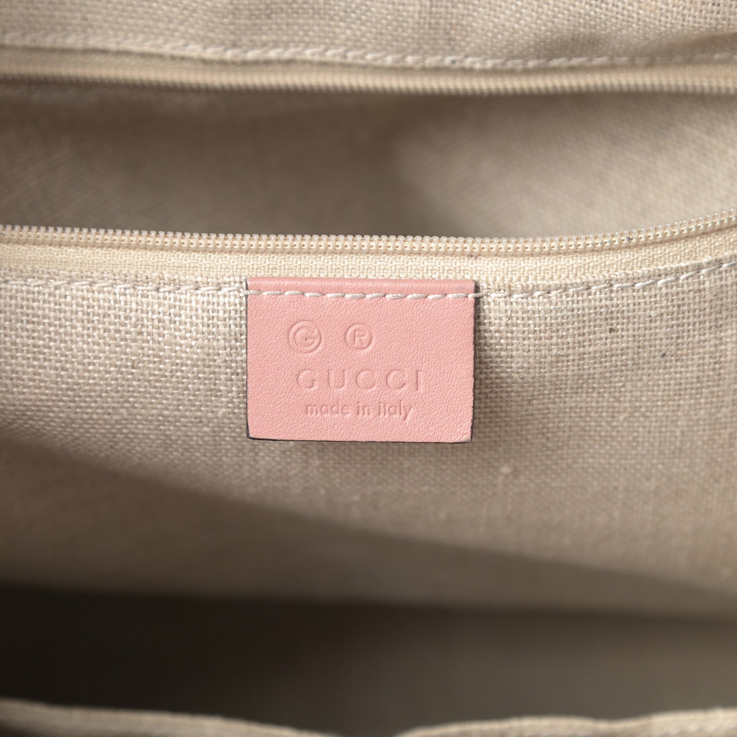 Gucci Soft Microguccissima Small Zippered Satchel Soft Pink 6 of 17