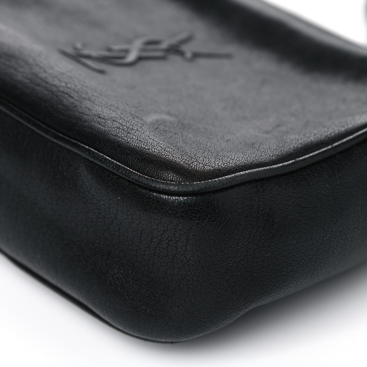 Saint Laurent Lambskin Monogram Small Lou Camera Bag Black 7 of 11