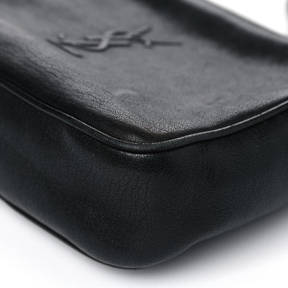 Saint Laurent Lambskin Monogram Small Lou Camera Bag Black 7 of 11