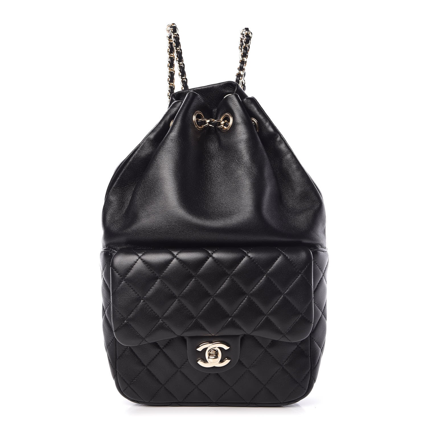 Chanel Lambskin Quilted Small in Seoul Backpack Black 1 of 9