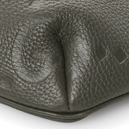 Gucci Piuma Calfskin Jumbo GG Embossed Small Belt Bag Dark Green 10 of 10
