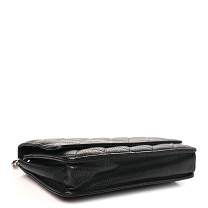 Chanel Caviar Quilted Wallet on Chain WOC Black 4 of 12