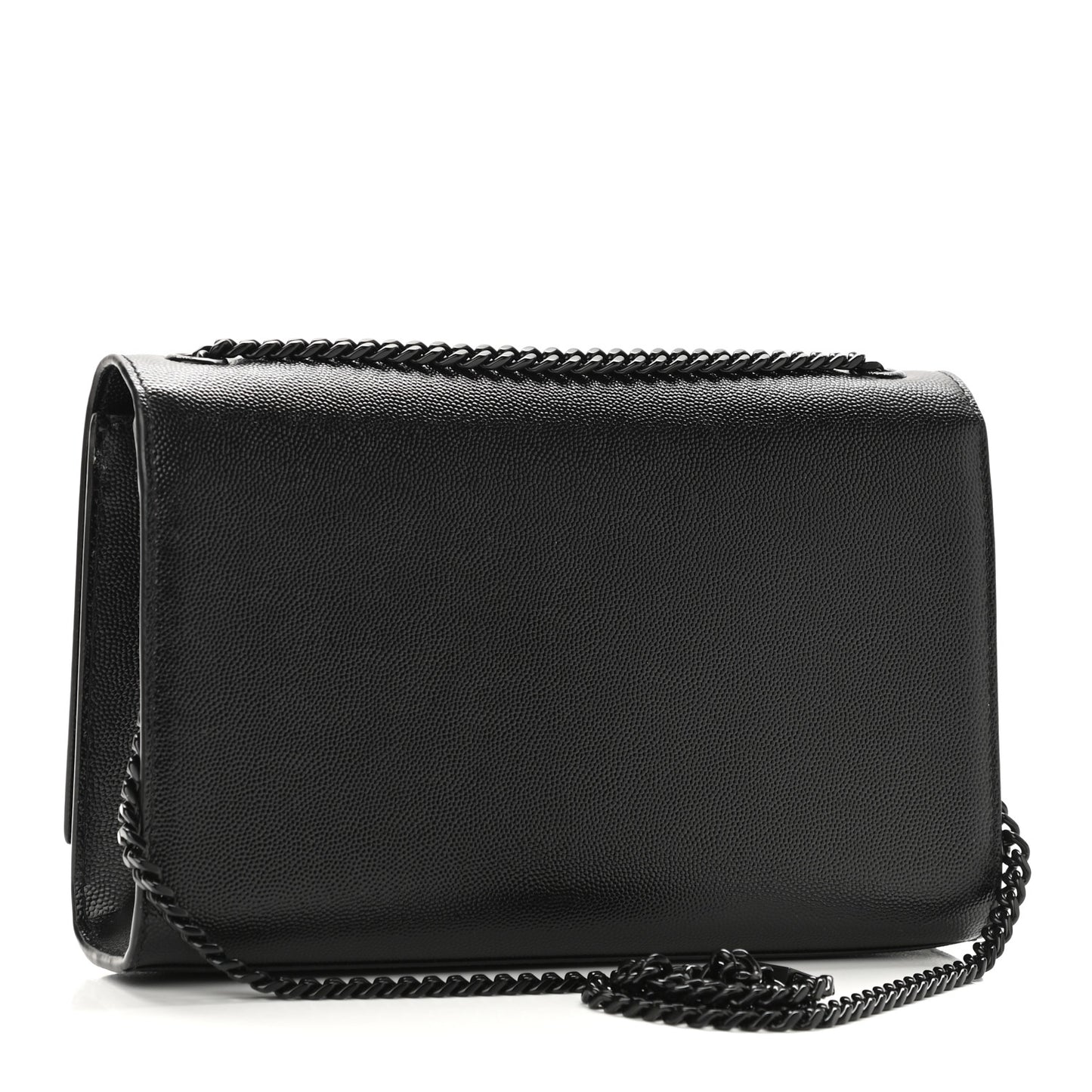 Grain De Poudre Medium Classic Monogram Kate Satchel Black