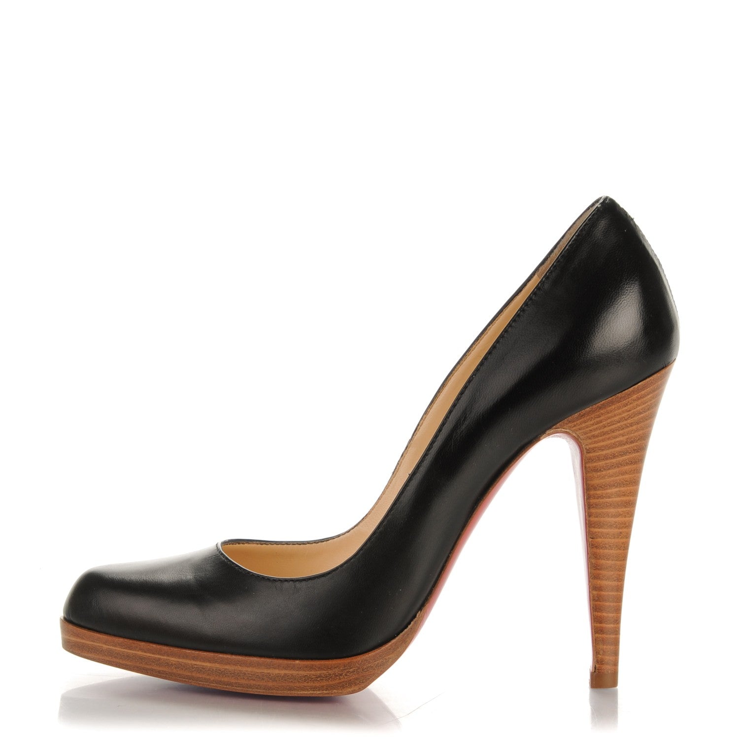 Christian Louboutin Kid Capretto Decollete 868 120 Pumps 35.5 Black 1 of 7