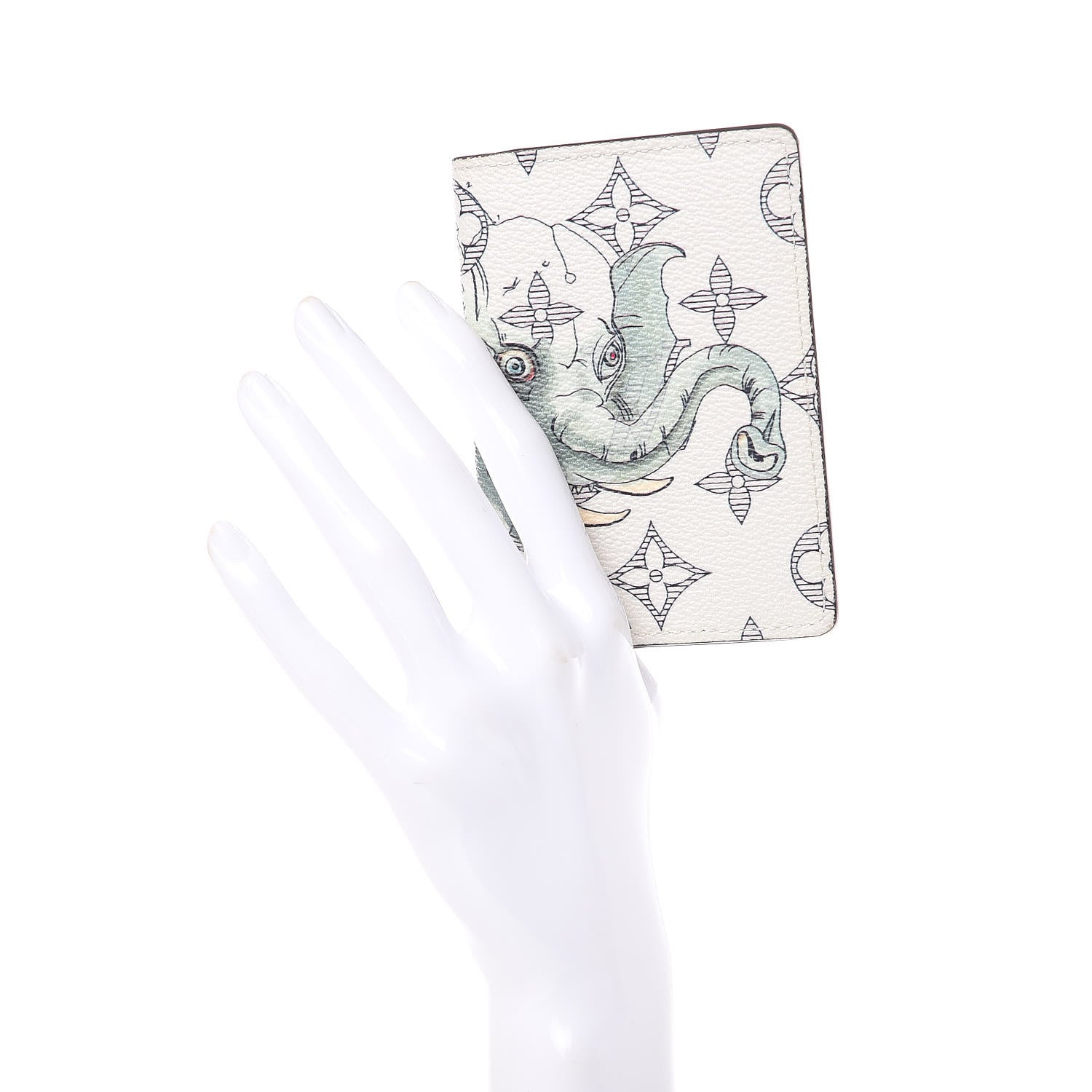 Louis Vuitton Savane Monogram Chapman Pocket Organizer White 2 of 8